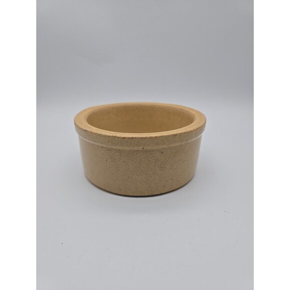 Vintage RRP Roseville Pottery 6" Dog Pet Dish Crock Glazed Feeder Bowl #250-5" - Picture 2 of 10